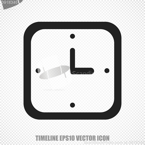 Image of Time vector Watch icon. Modern flat design.