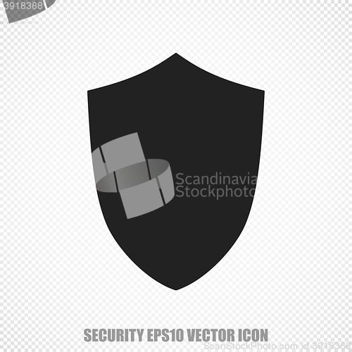 Image of Safety vector Shield icon. Modern flat design.