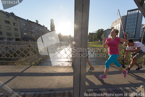 Image of couple jogging