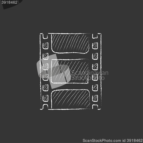 Image of Negative. Drawn in chalk icon.