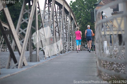 Image of couple jogging