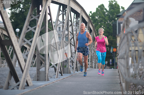 Image of couple jogging