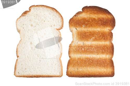 Image of Plain sliced bread and toast