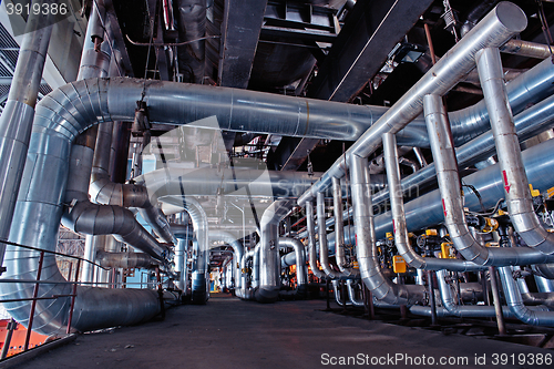 Image of Equipment, cables and piping 