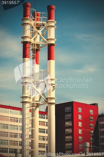 Image of landscape with pipes