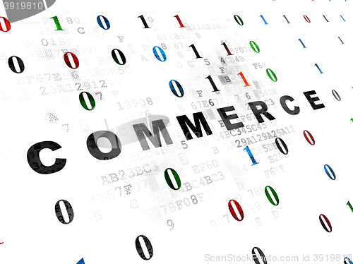 Image of Business concept: Commerce on Digital background
