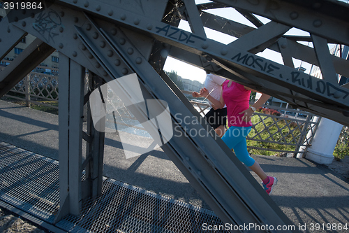 Image of couple jogging