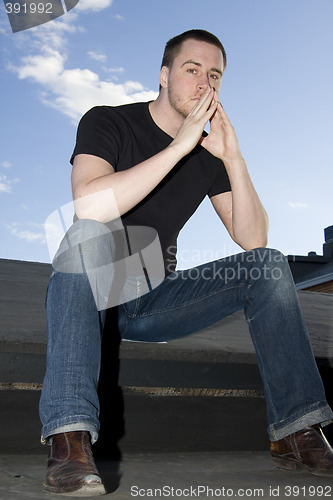 Image of young man portrait