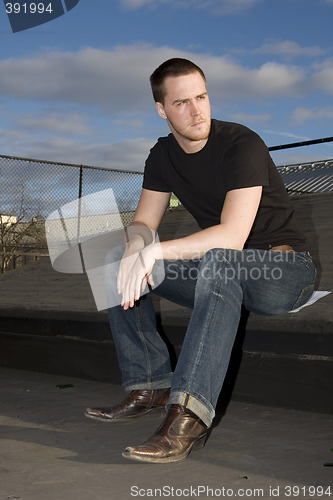 Image of young man portrait