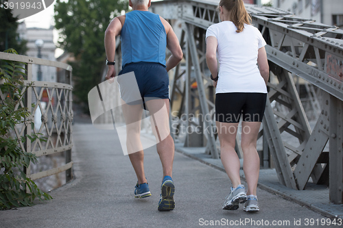 Image of couple jogging