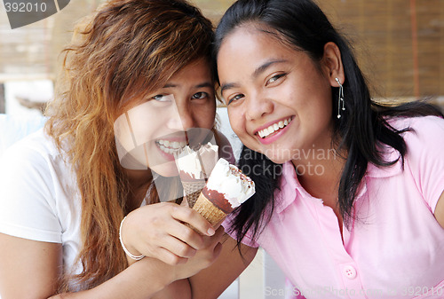 Image of Eating icecream