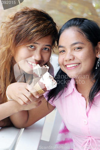 Image of Eating icecream