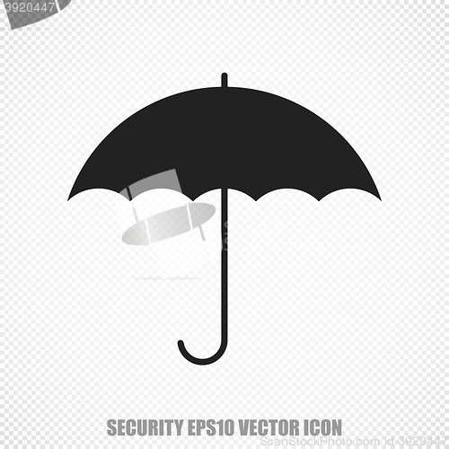Image of Safety vector Umbrella icon. Modern flat design.