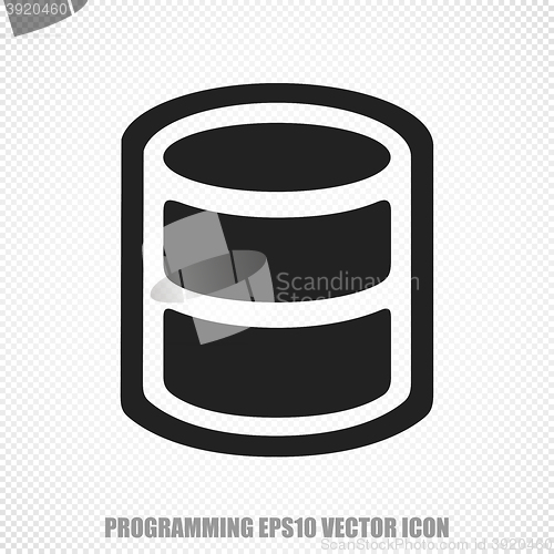 Image of Software vector Database icon. Modern flat design.