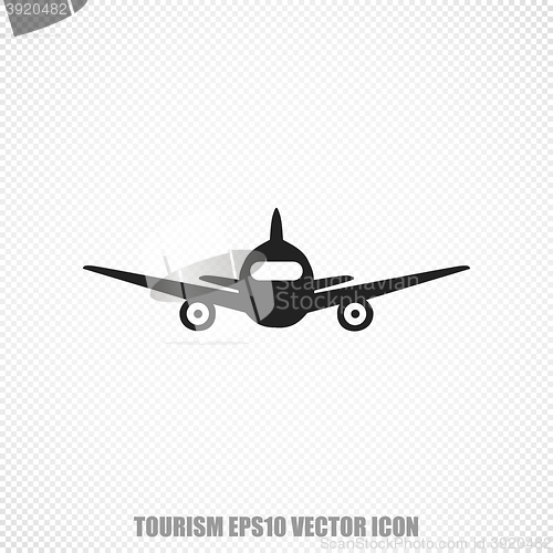 Image of Tourism vector Aircraft icon. Modern flat design.