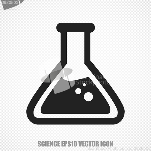 Image of Science vector Flask icon. Modern flat design.