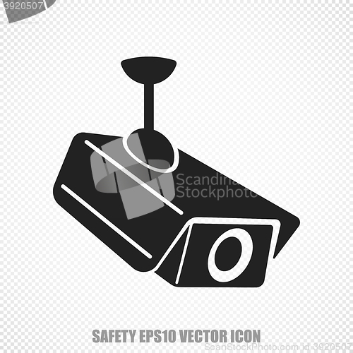 Image of Safety vector Cctv Camera icon. Modern flat design.