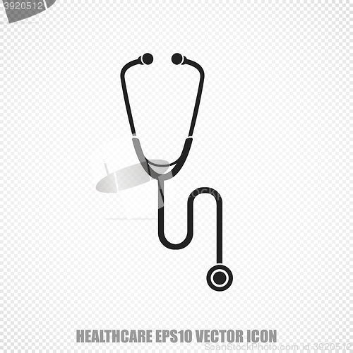 Image of Healthcare vector Stethoscope icon. Modern flat design.