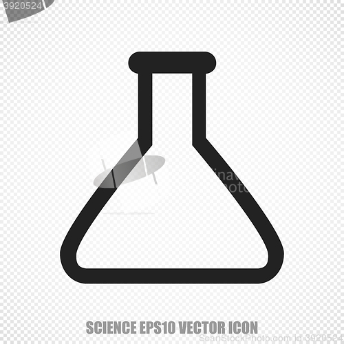 Image of Science vector Flask icon. Modern flat design.