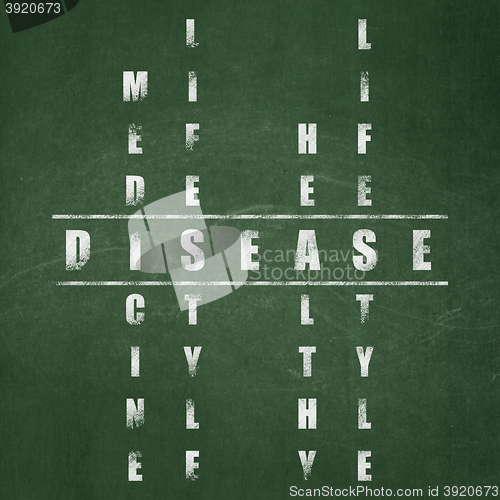 Image of Health concept: Disease in Crossword Puzzle