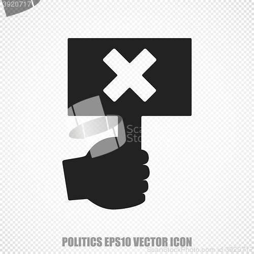 Image of Politics vector Protest icon. Modern flat design.