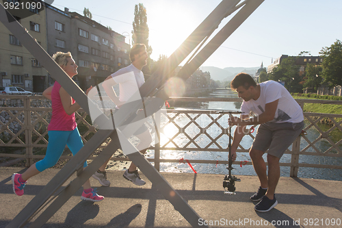 Image of couple jogging