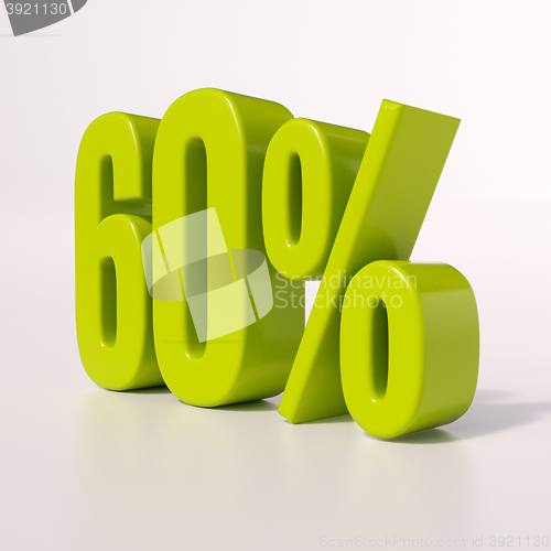 Image of Percentage sign, 60 percent