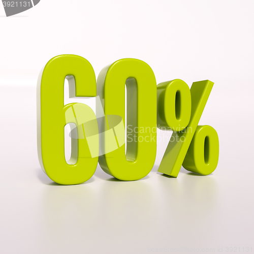 Image of Percentage sign, 60 percent