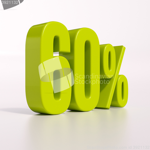 Image of Percentage sign, 60 percent