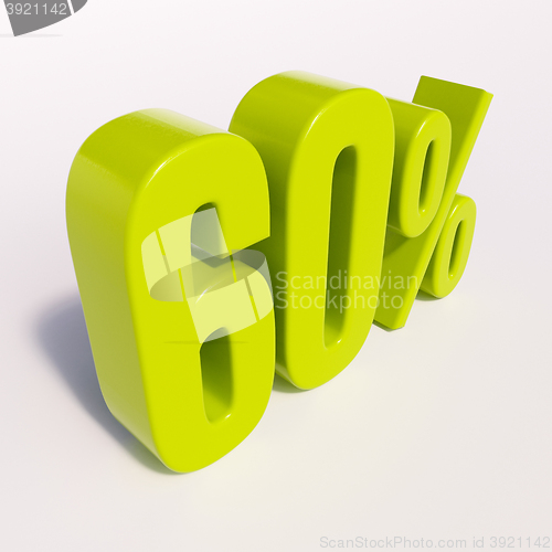 Image of Percentage sign, 60 percent