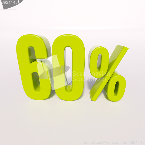 Image of Percentage sign, 60 percent