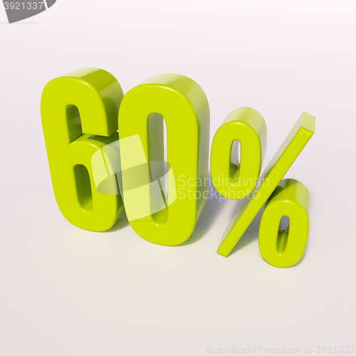 Image of Percentage sign, 60 percent