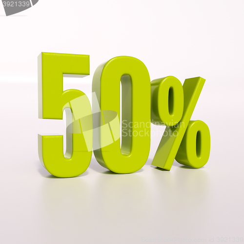 Image of Percentage sign, 50 percent