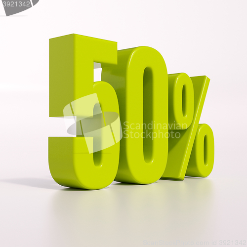 Image of Percentage sign, 50 percent