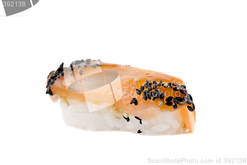 Image of Sushi isolated on white background