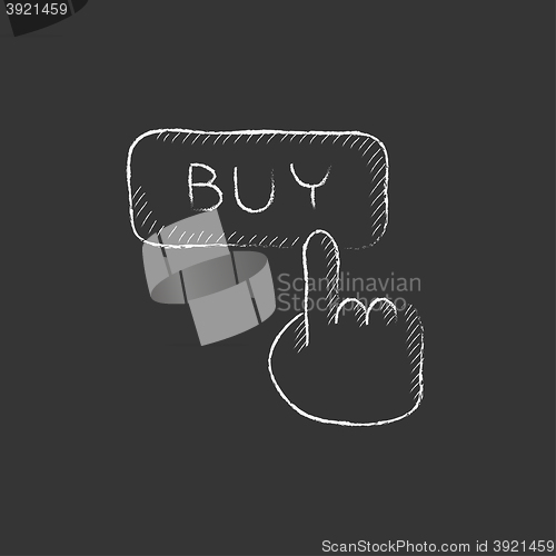 Image of Buy button. Drawn in chalk icon.