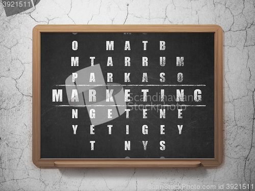 Image of Marketing concept: Marketing in Crossword Puzzle