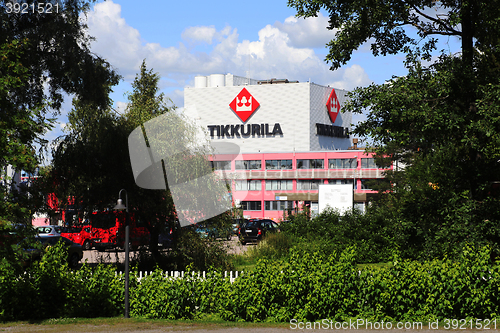 Image of VANTAA, FINLAND – JULY 19, 2012: For the production of paints 