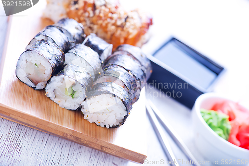 Image of fresh sushi