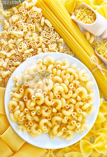 Image of raw pasta