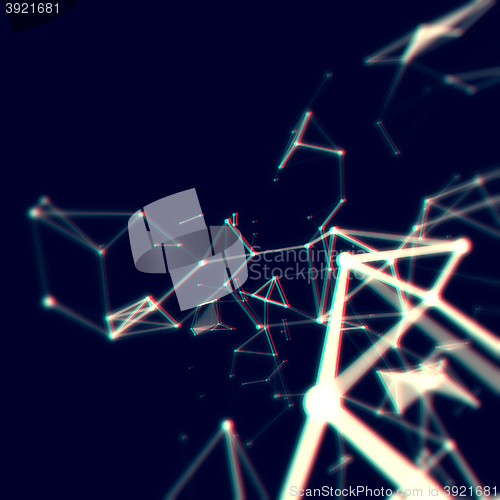 Image of Abstract network connection background