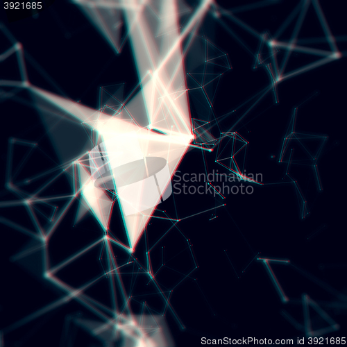 Image of Abstract network connection background
