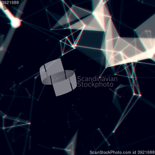 Image of Abstract network connection background