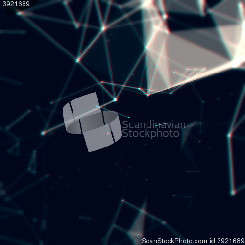 Image of Abstract network connection background