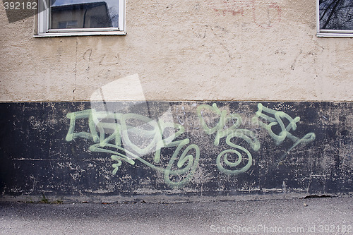 Image of Grungy concrete texture with grafitti