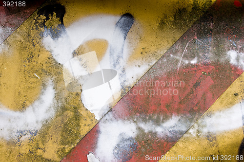 Image of Rusty grungy sign for a construction Site