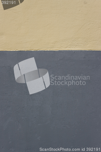 Image of Nica concrete wall painted with yellow & gray