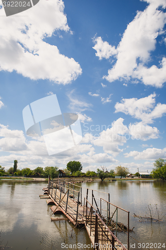 Image of the bridge over the river