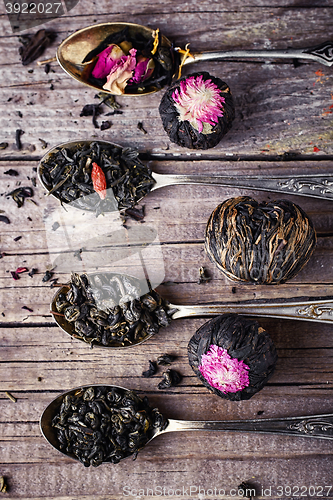 Image of Spoons with tea