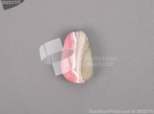 Image of Red tourmaline chain on gray background